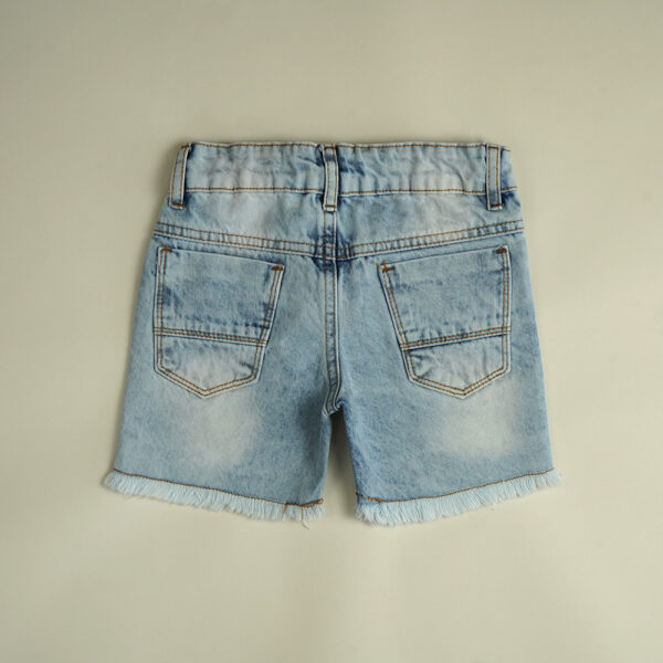 short jean niño paco celeste - Imagen 3