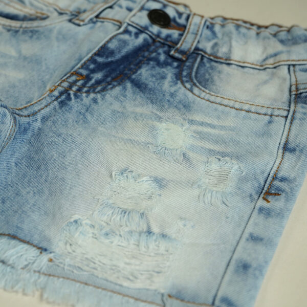 short jean niño paco celeste - Imagen 2
